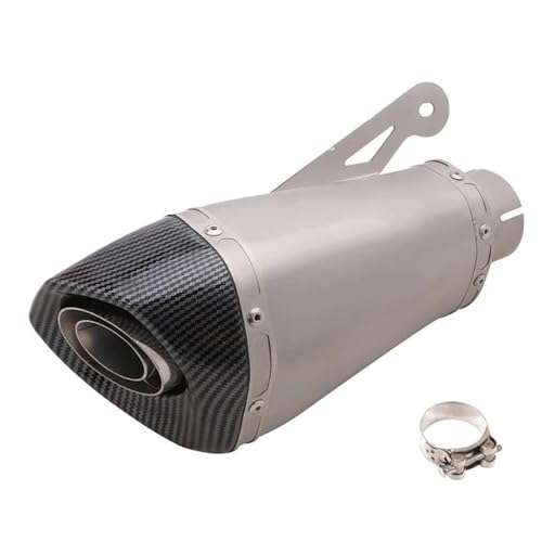 Silencieux d'échappement moto 60mm pour BMW S1000RR augmentant le flux des gaz