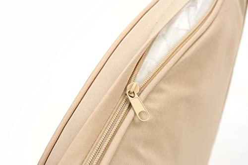 Mbolyeer Patio Furniture Outdoor Round Daybed With Retractable Canopy Wicker Rattan Separated Seating Sectional Sofa For Patio Lawn Garden Backyard Porch Pool, Beige #TOP5