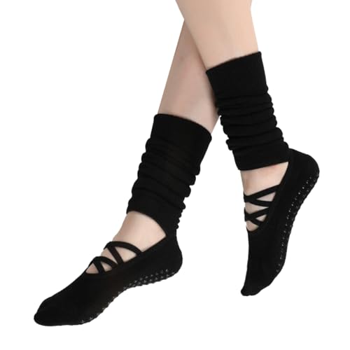 Women's Crossed Pilates Yoga Socks Backless Anti-slip Floor Socks Non Slip