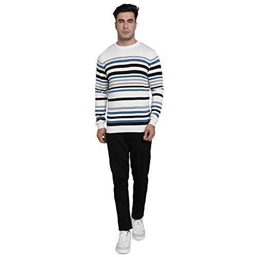 Image of Red Tape Men's Blend,Cotton Acrylic Casual Round Neck Sweater