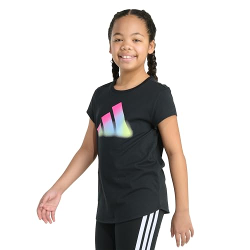 adidas Girls' Short Sleeve Essential Tee3