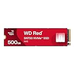 WD Red SN700 500GB NVMe SSD for NAS devices, with robust system responsiveness and exceptional I/O performance