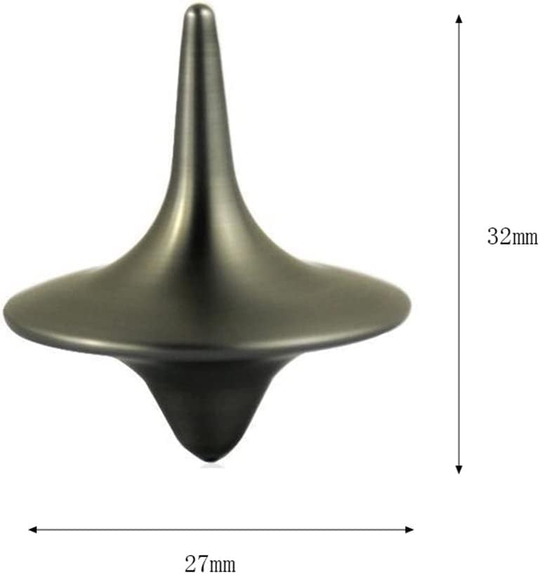 Miniatura 2 de Parte superior giratoria precisa, portátil de precisión de metal giratorio, de alta calidad, exquisito equilibrio perfecto, juguetes de giroscopio,