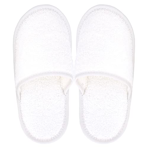 Linnea Chaussons de Bain Pure Blanc Taille Extra Large XL du 44 au 45
