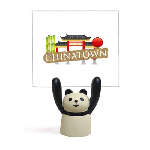 Porte-mémo en forme de panda marron China Town pour bureau