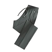 Pantaloni Jogging da Uomo Essiccazione Rapida Pantaloni Sportivi Estate Solid Color Loose Fit Pantaloni Larghi Jogger Pantaloni Tuta Casual Cargo con la a Couliss Running Fitness Pantaloni