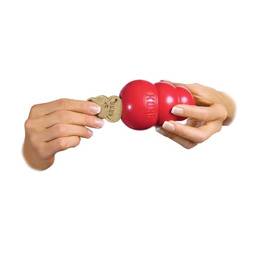 KONG Snacks - Natürliche Hundekekse - Mit leckerem Geschmack - Für KONG-Spielzeuge - Speck & Käse, Kleine Spielzeuge