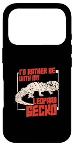 I'd Rather Be With My Leopard Gecko঒���঒��ފw�� �X�}�z�P�[�X iPhone 17 Pro �p