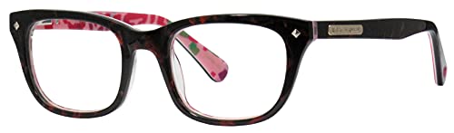 Betsey Johnson BJ568143 Tortoise une monture écaillée aux finitions prestigieuses