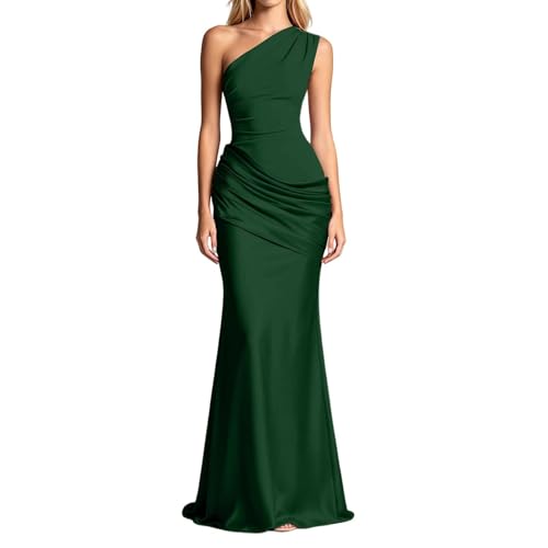 Robe sirène asymétrique drapée : la solution élégante pour vos soirées de gala