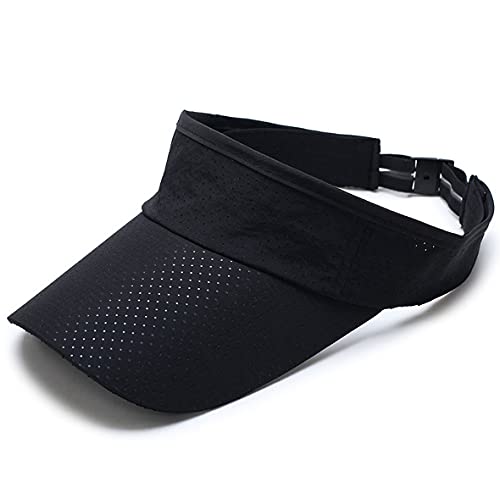 Casquette Visière Femme Hommes Golf Eté Visières Soleil Respirant et Absorbant La Transpiration Réglable Anti-UV Queue de Cheval Casquette de Baseball pour Sport Cyclisme Tennis Running Cover