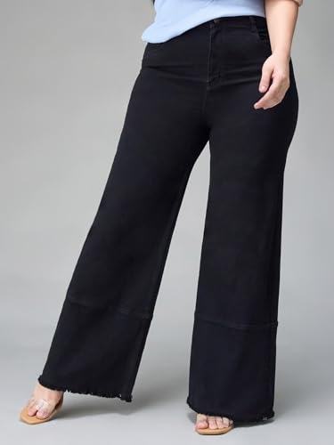 Image of Miss Chase A+ Women's Bootcut High Rise Regular Stretchable Denim Jeans