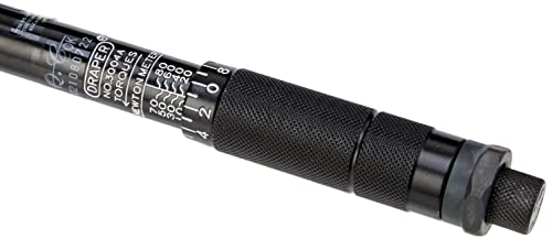 Draper BTW 3/8" Square Drive Torque Wrench | Micrometre Reversible Hand Tool | 10Nm-80Nm Mechanics Car Tools | Professional Blow Mould Storage Case | 64534, Blue