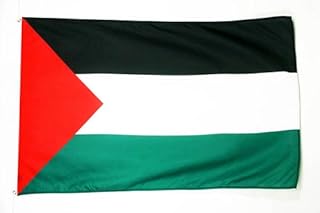 AZ FLAG Palestine Flag 3' x 5' - Palestinian flags 90 x 150 cm - Banner 3x5 ft Light polyester