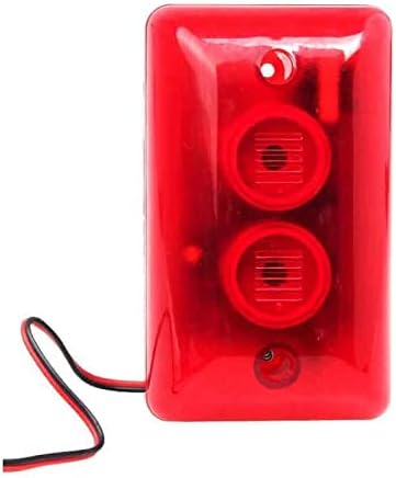 Miniatura 7 de Safeguard Supply Timbre de alerta de entrada con alarma ERA-DOOR con rango de 34 millas, sirena de 120 dB y kit estroboscópico intermitente - Timbre