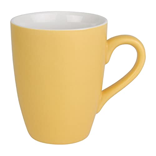 Olympia Matt Pastel Porcelain Mug 340Ml 12Oz Serving Cup Tableware Home Yellow