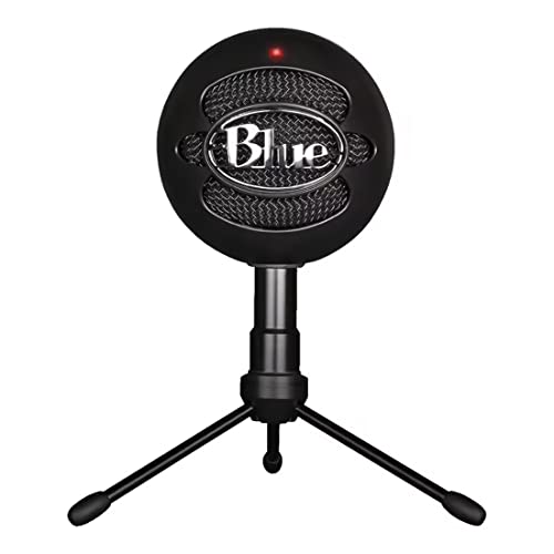 Blue Microphones SNOWBALLBLACK avec Fil Noir Microphone Cover