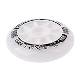 KiBcsLic 1 Replaceable Inline Skate Training Wheel Unit, White, 90mm