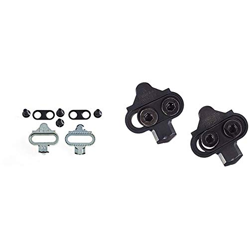 SHIMANO Calas, SPD, SM-SH51, sin Chapa (Juego) + Y41S98100 Par calas, Unisex, Gris, Talla Única
