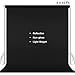 LimoStudio Black Muslin Backdrop Background Screen [5x10 ft. ] with Backdrop Holder Kit, Photo Video Studio, AGG1337