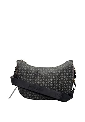 Pollini Borsa a Spalla Heritage Hobo Nero e Marrone