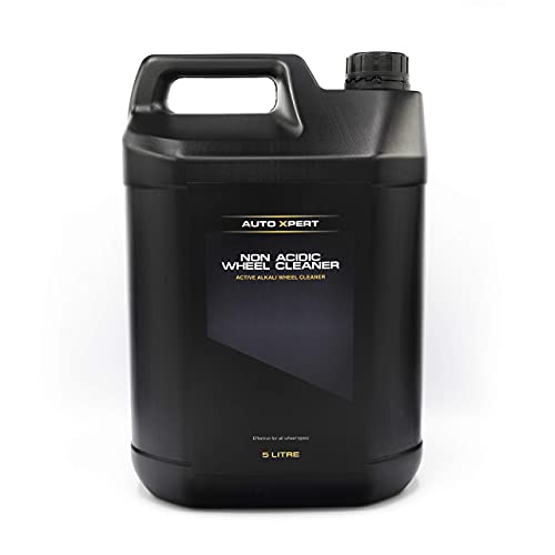 Auto Xpert Non Acidic Wheel Cleaner | 5 litre | Fast Acting Alloy Wheel Cleaner | pH Neutral | Safe on All Car Wheels & Bodywork | Easy To Use