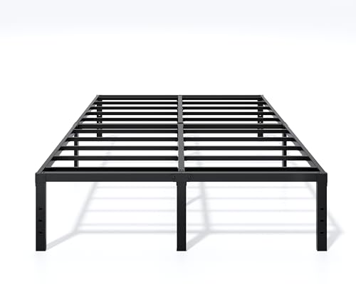 Image of LUMUNANCE Metal Bed Frame Full Size - 16 Inch Heavy-Duty Full Platform Bed Frame No Box Spring Needed, Easy Assembly, Noise-Free, Sturdy Mattress Foundation, Underbed Storage Space