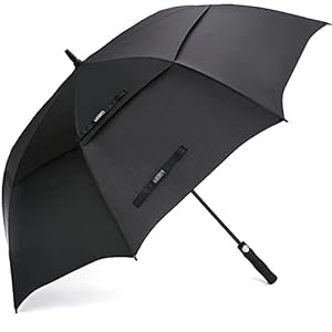 G4Free 47/54/62/68 Inch Automatic Open Golf Umbrella Oversize Extra Large Double Canopy Vented Windproof Waterproof Stick Umbrellas