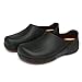 JSWEI Kitchen Shoes for Men Professional Slip Resistant Clog Men Waterproof Work Shoe Nurse Shoe Chef Shoe Black Size US Men7 Women9