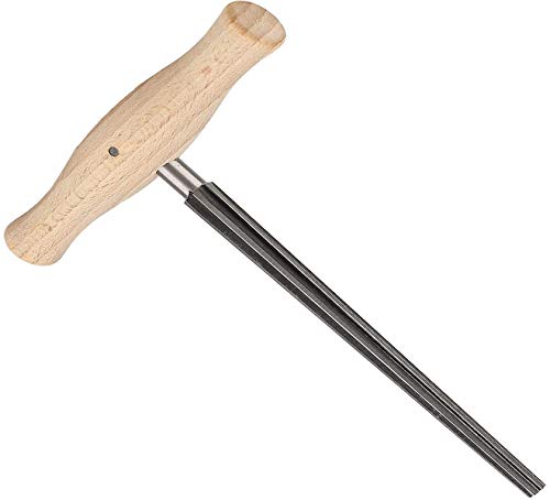 Violin Viola Peg Hole Reamer 1:30 Taper Wood Handle for Luthier Tool Parts & Violin Peg Shaver Aluminum for 3/4 4/4 Violin Pegs Repair Luthier Maker Tools Violin Accessories