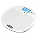 Salter 9192 WH3R Curve Pèse-Personne Bluetooth, Balance Électronique Smart, Mesure Poids, Masse Graisseuse/Hydrique, Masse Musculaire/Osseuse, IMC, TMB, Mémoire 8 Utilisateurs, Mode Sportif, Blanc