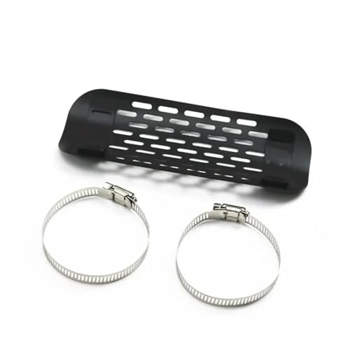 Protector térmico universal para tubo de escape de acero resistente 5
