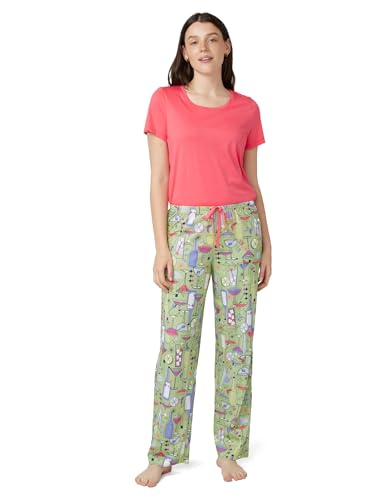 Image of HUE Women's Sleep and Lounge Pajama Separates, Late Summer & Fall Collection, Nile Classic Cocktails - Sleep Pant, X-Large
