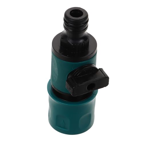 AKOOSY Conector Rápido para Manguera de Jardín con Válvula Adaptador para Grifo Compatible con Lavado de Coches y Riego Fácil Conexión y Desconexión Rápida