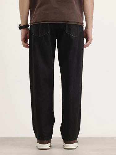 Image of WROGN Men's Loose Fit Jeans | Mid Rise | Jeans for Man