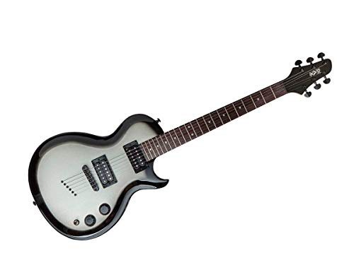 Monoprice Indio 66 Classic Electric Guitar - Silver Burst, With Gig Bag