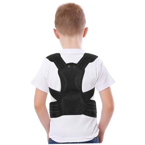 Corrector de postura para niños, corrector de postura ajustable para la espalda con hombreras, corrector de postura para adolescentes para...