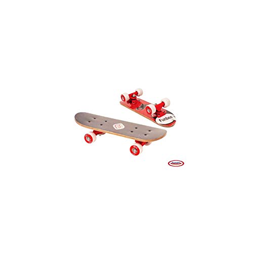 Funbee-OFUN247R Mini skate en madera 17 pulgadas rojo ruedas pvc 50x36mm, color multicolores, (Darpeje OFUN247R) , color/modelo surtido