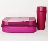  TUPPERWARE Naschkätzchen Apollo Bellevue 2,5L Beere + Thermobecher 470ml Beere + Joghurtbecher Beere