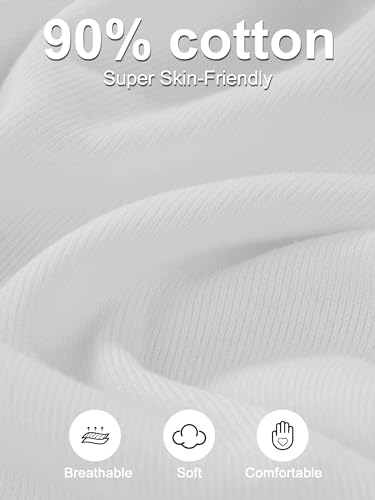 Poroka 5 Pack Boys' Tank Undershirt Sleeveless Tank Tops Assorted Colors Round Neck Cotton Tank Tops