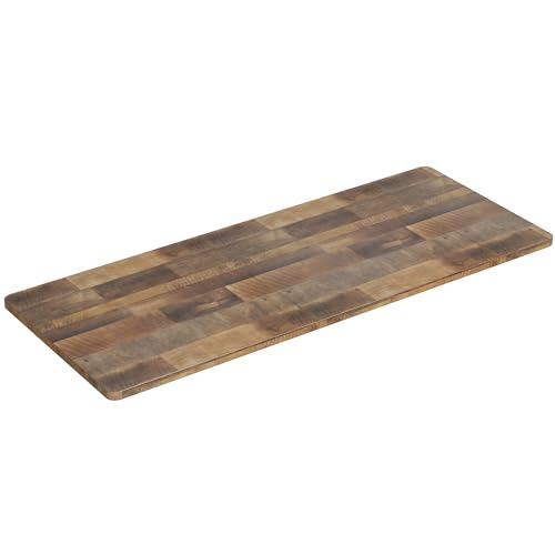 VIVO Reclaimed Wood 60 x 24 inch Universal Solid One-Piece Table Top for Standard and Sit to Stand...