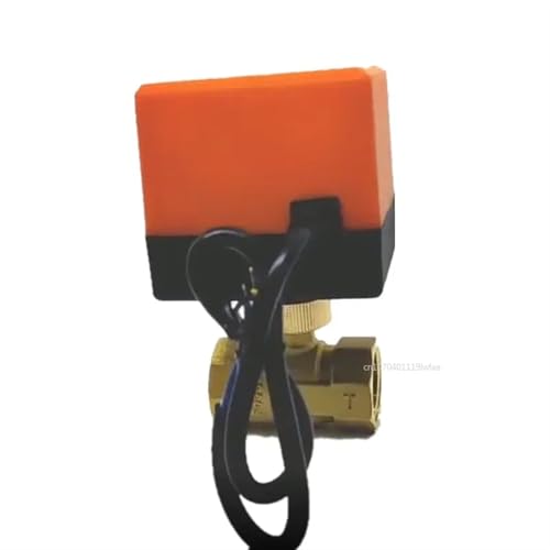 Válvula motorizada de 24V con control de 3 cables para desvío de fluidos sin fugas 4
