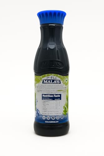 Image of Mala's, Blue Berry Crush, 750 millilitre (Pack of 3)
