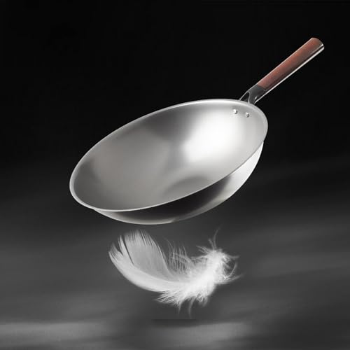 Wok antiadherente de cerámica y titanio 32cm con tapa miniatura 5