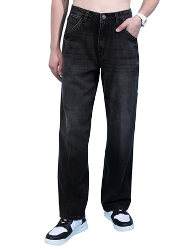 Image of Highlander Men's Relaxed Fit Jeans | Mid-Rise | Heavy Fade | Jeans for Man