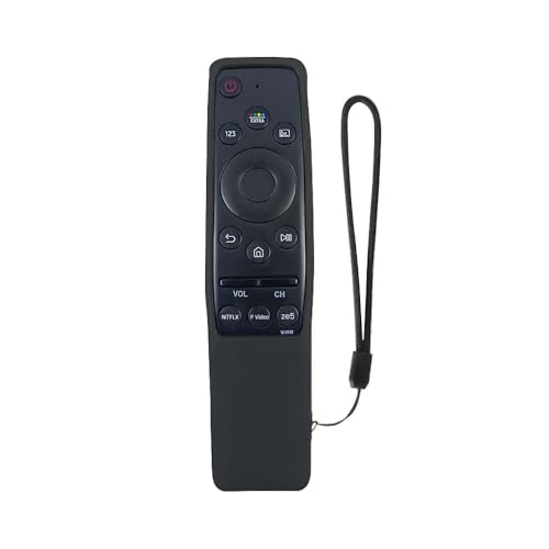 Image of 7SEVEN Compatible with Samsung Tv Remote Cover Suitable Model BN59-01XXXX Series Case to Protect Remote Control from Physical Damage, Ensure Smart Remote with 3 Hotkeys at Last Row Only Fit (Black)