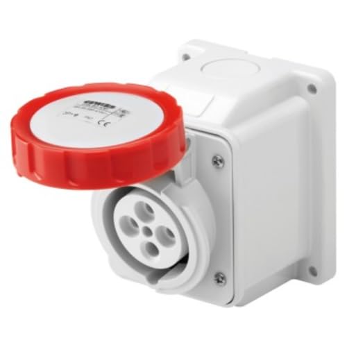 Prise Gewiss GW62440 étanche IP67 anti-poussière pour sécuriser vos branchements d'atelier