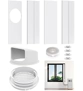 Amazon.co.jp: Okryain 窓用ダクトパネル 窓パネル 43-150cm 防虫網付