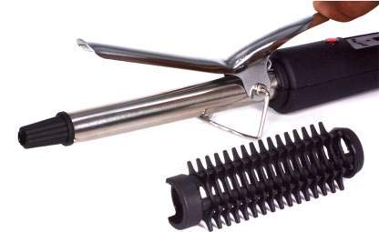 MVM Enterprise Professional hair curler machine for women Electric Hair curler rollers Curling Iron for Short Hair, Black and Silver, Electric Hair Curler Machine 3