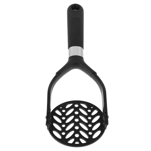 VICASKY Presse-purée Robuste en Nylon avec Poignée Pliable Noire, Outil Multifonction pour Pommes de Terre et Fruits, Presse-purée pour Bébé, Facile à Ranger, la Cuisine et Voyage